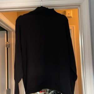 NWT Leitch Nordstrom Black Plus Size Turtleneck Sweater
